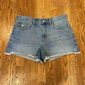 Madewell Relaxed Denim Shorts in Bonavie Wash